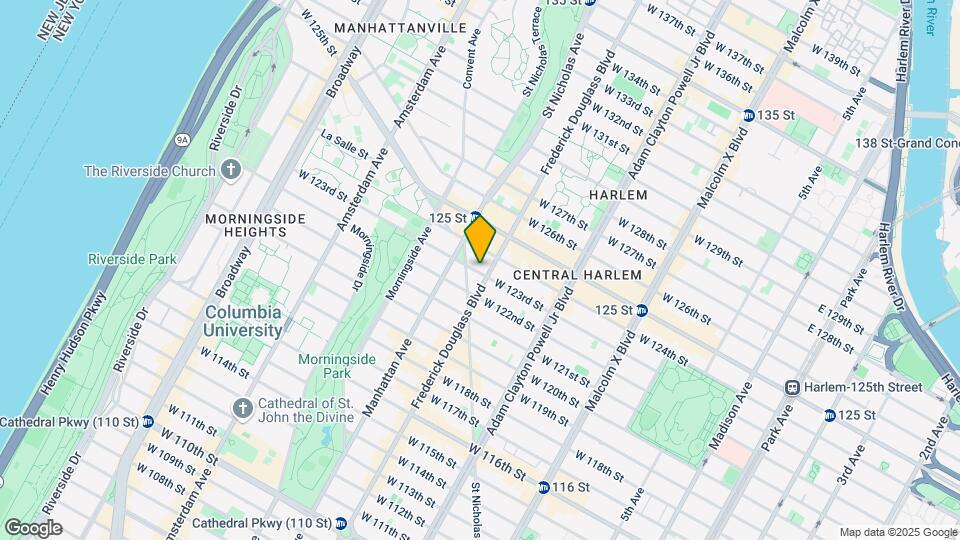 303 W 123rd St Mapa y Detalles de la Ubicación