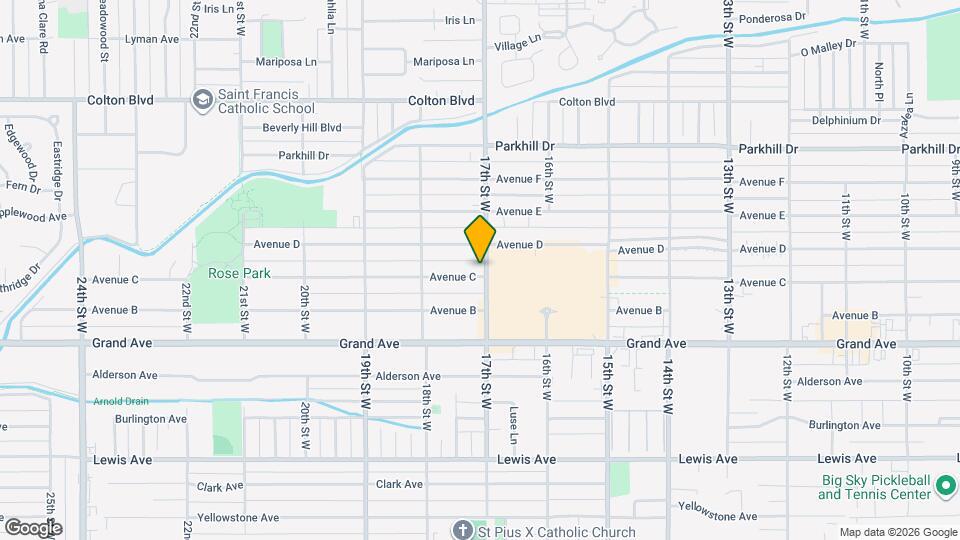 1701 Avenue C Map and Location Details