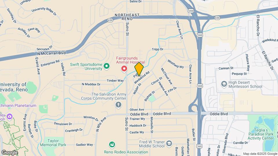 1925 Wedekind Rd Map and Location Details
