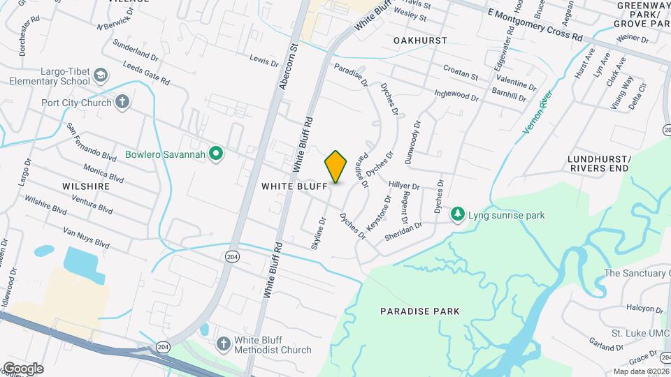 21 Skyline Dr Map and Location Details