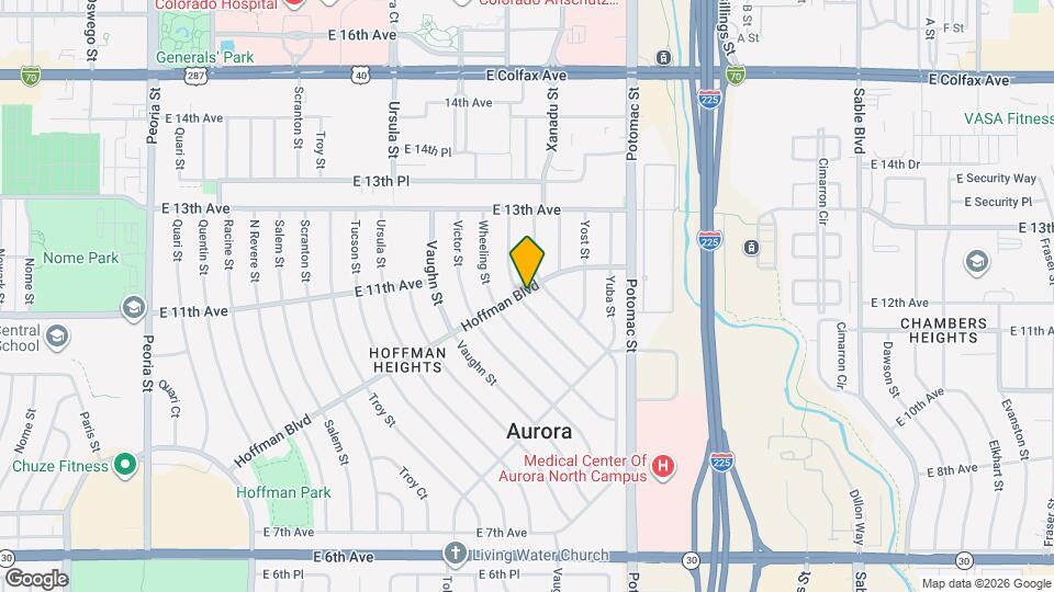 1092 Worchester St Map and Location Details