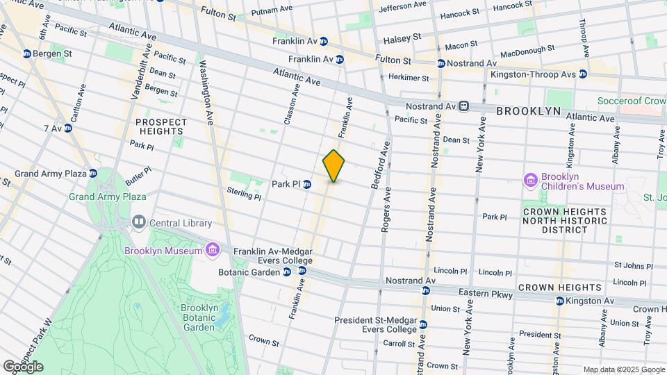 701 Franklin Ave Mapa y Detalles de la Ubicación