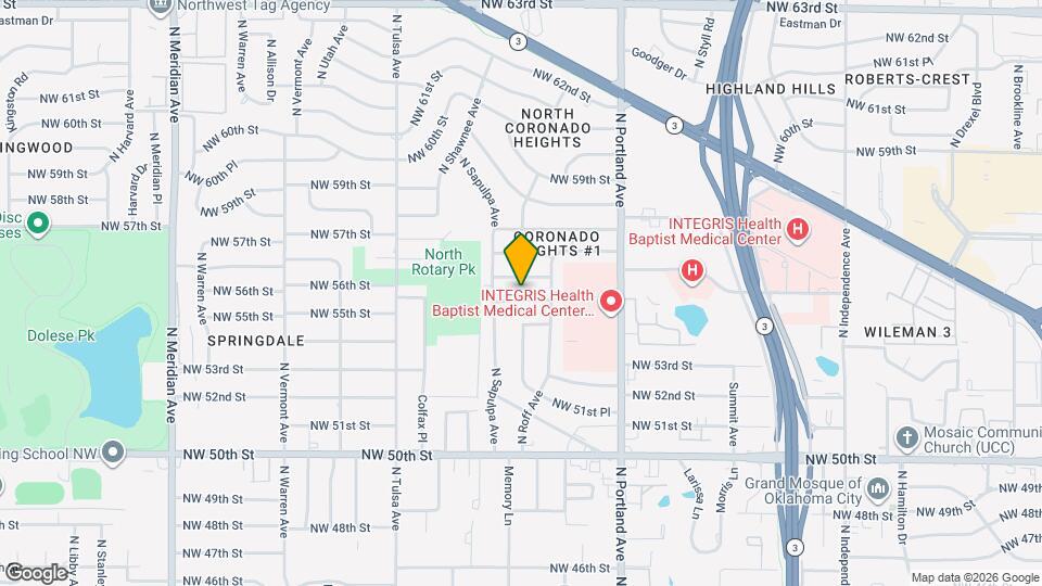 3901 NW 56th St Map and Location Details
