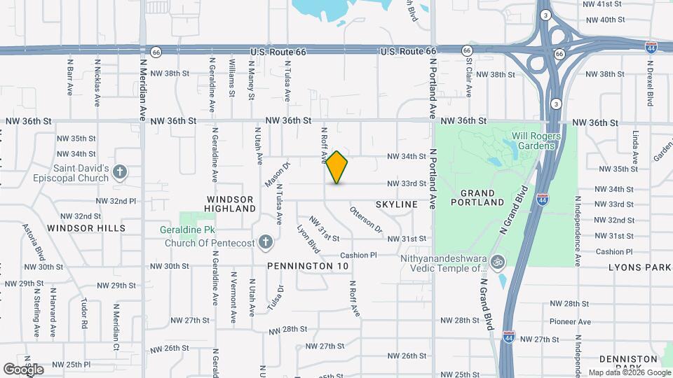 3932 NW 33rd St Map and Location Details