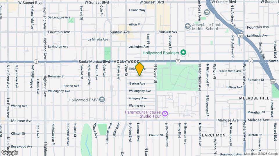 969 El Centro Ave Map and Location Details