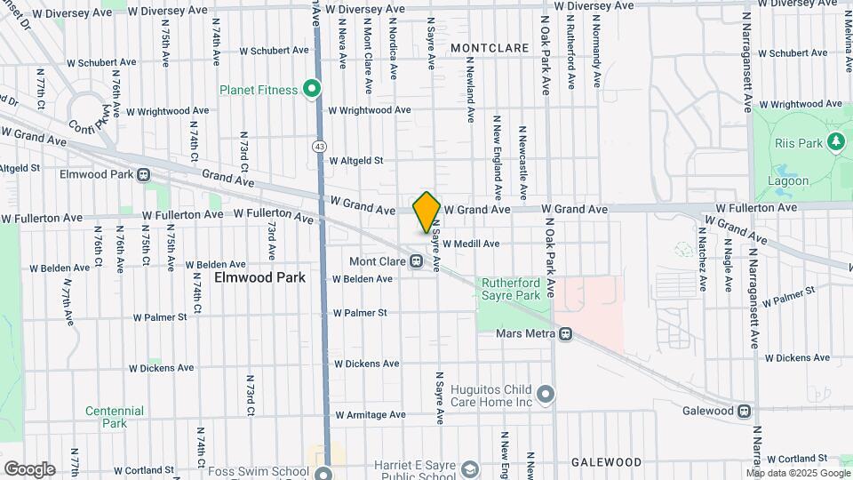 7002-7016 W Medill Ave Mapa y Detalles de la Ubicación