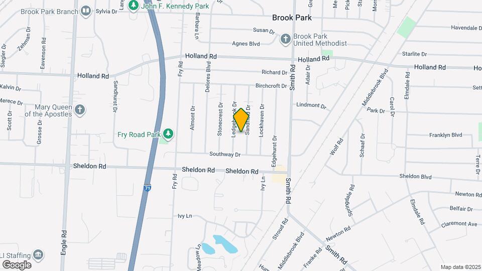 6470 Sandfield Dr Map and Location Details