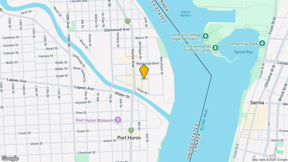 Wrigley Lofts Mapa y Detalles de la Ubicación