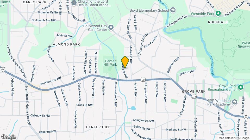 839 Wood St NW Map and Location Details