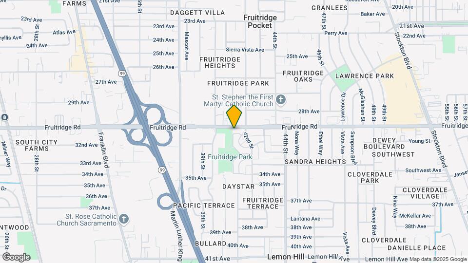 4028 Fruitridge Rd Map and Location Details