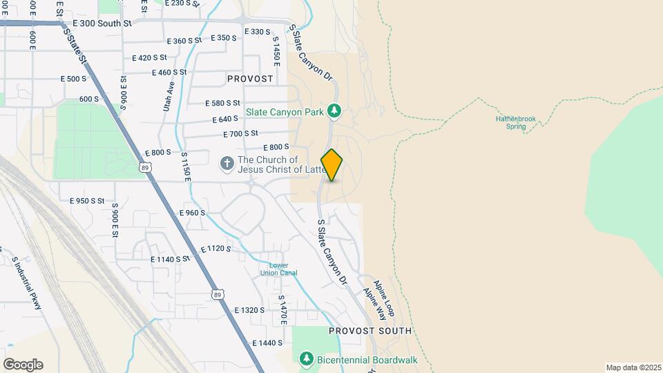 945 S Aspen Pl Map and Location Details