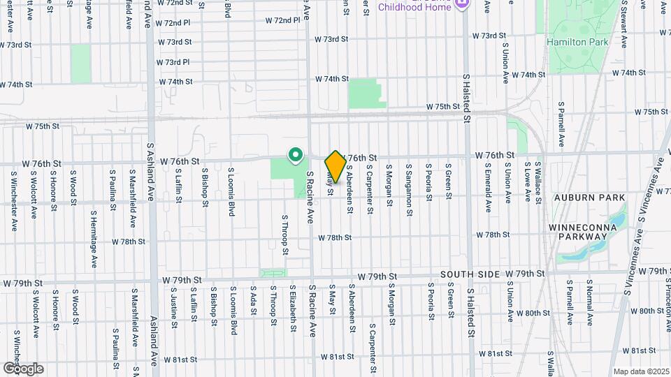 7647 S May St Map and Location Details