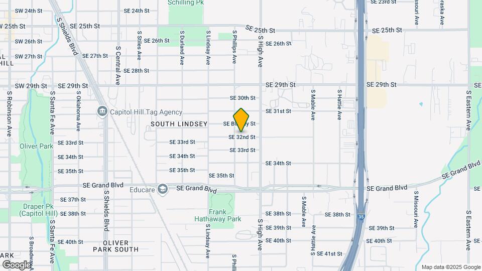 809 SE 32nd St Map and Location Details