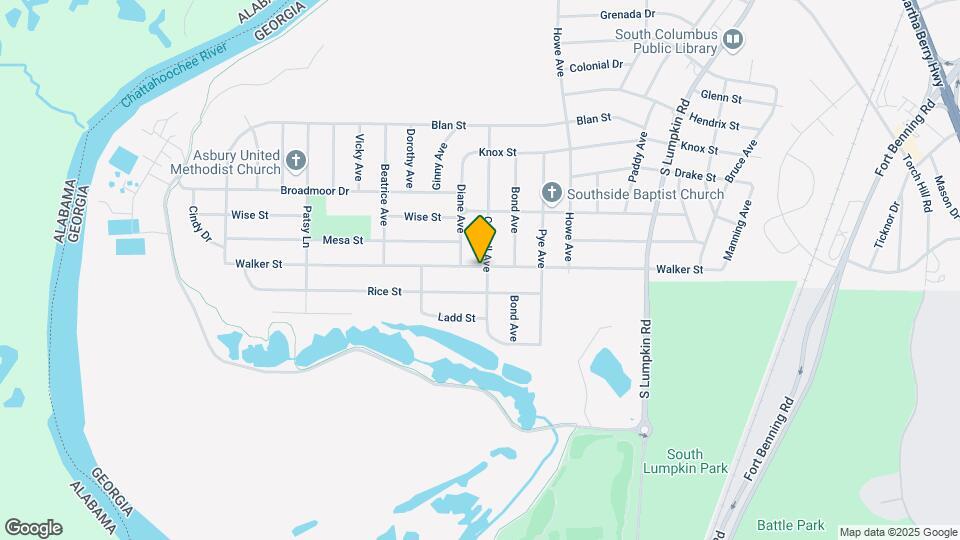 2820 Walker St Mapa y Detalles de la Ubicación