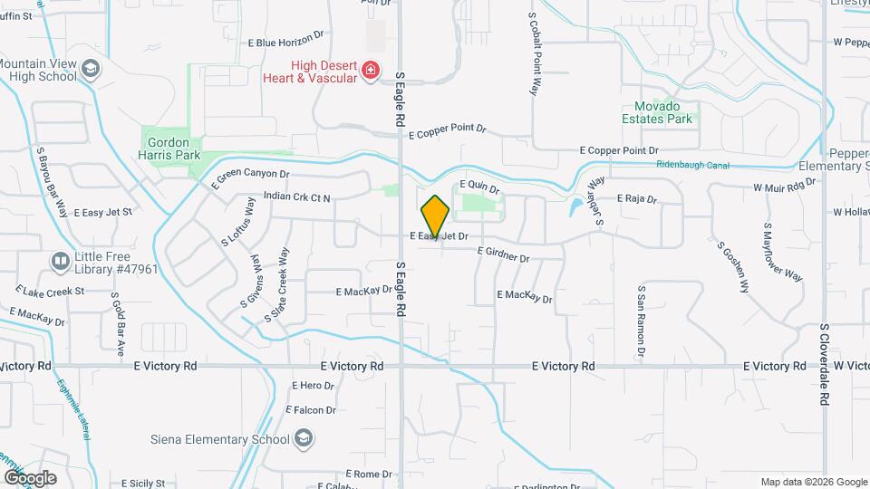 3316 E Girdner Dr Map and Location Details