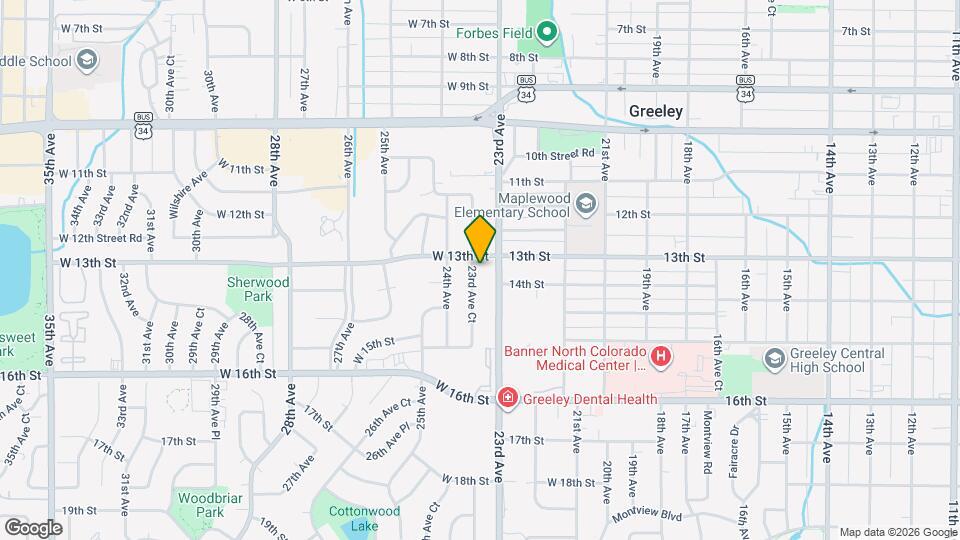1306 23rd Ave Ct Map and Location Details