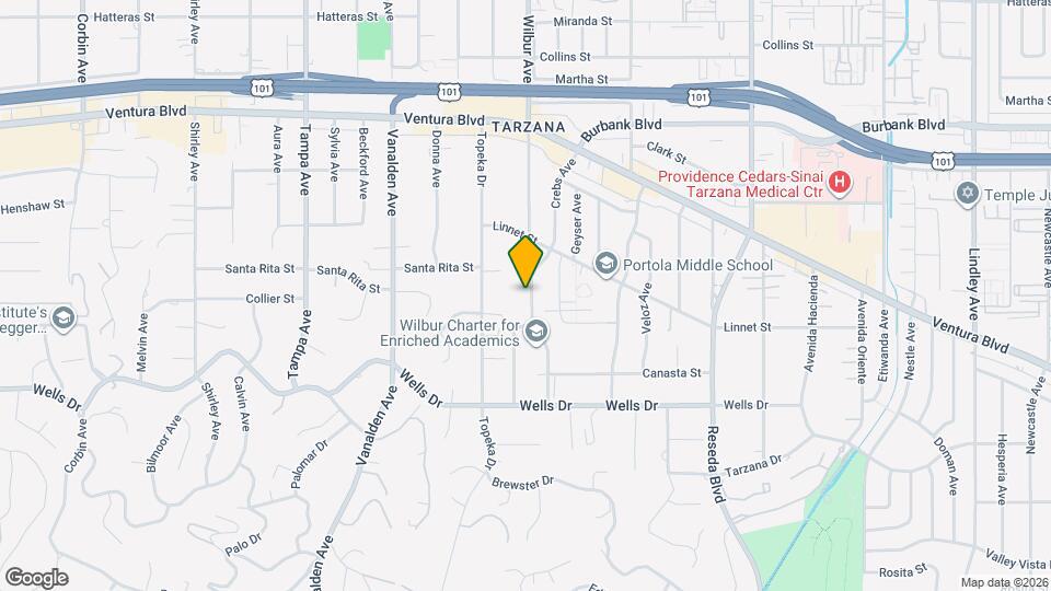 5299 1/2 Crebs Ave Map and Location Details