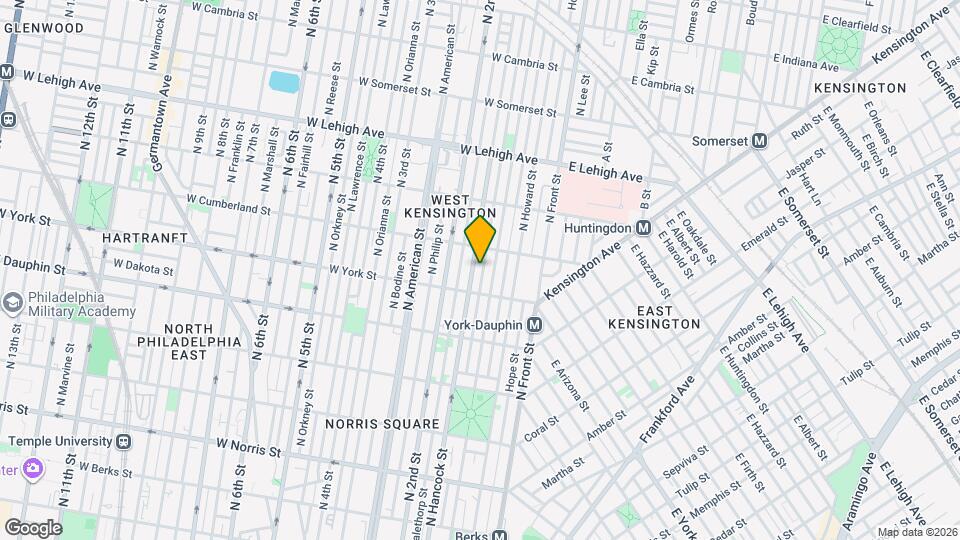 2431 N Hancock St, Unit B Mapa y Detalles de la Ubicación