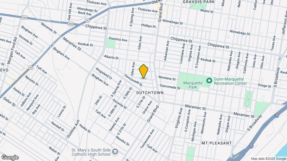 3644 Montana St Map and Location Details