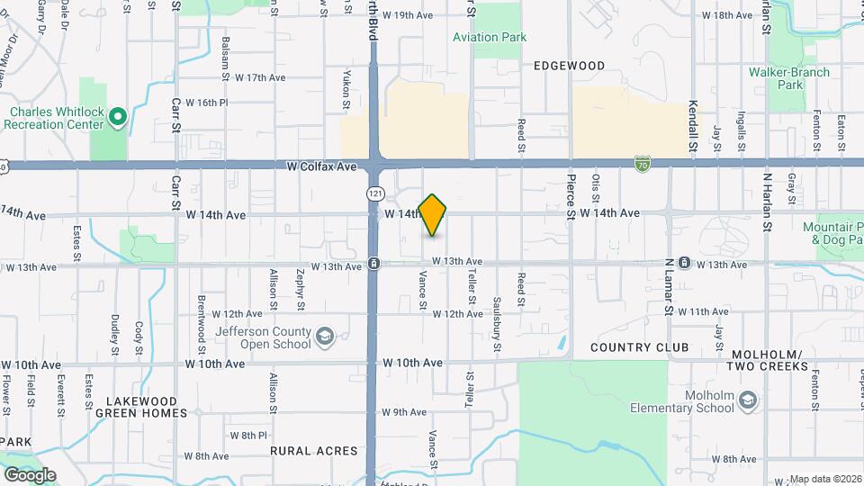 1336 Vance St Map and Location Details