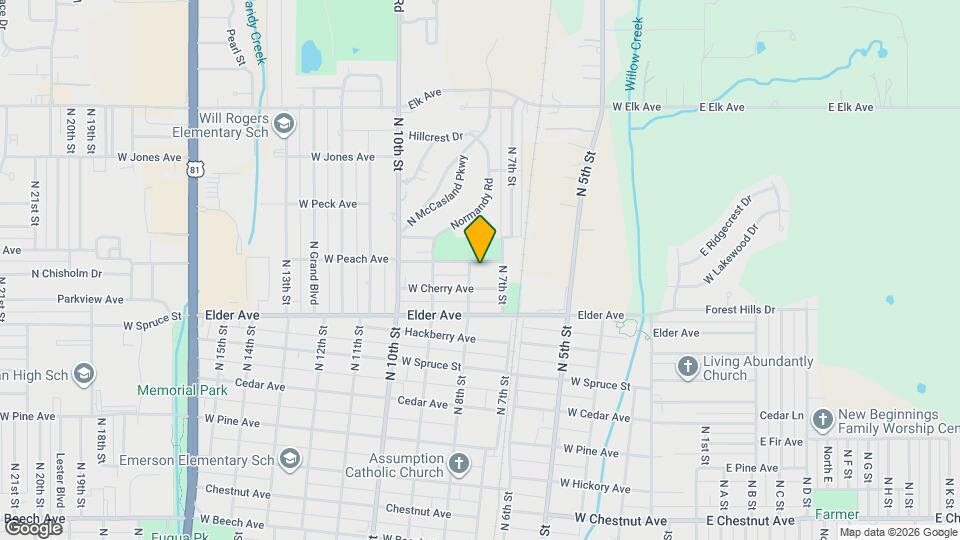 756 W Peach Ave Map and Location Details