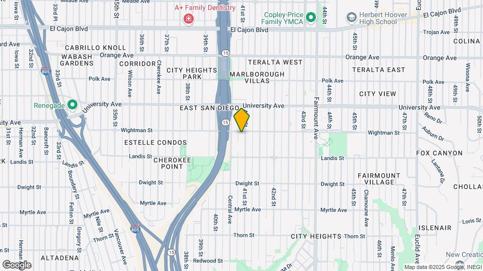 3788 41st St Map and Location Details