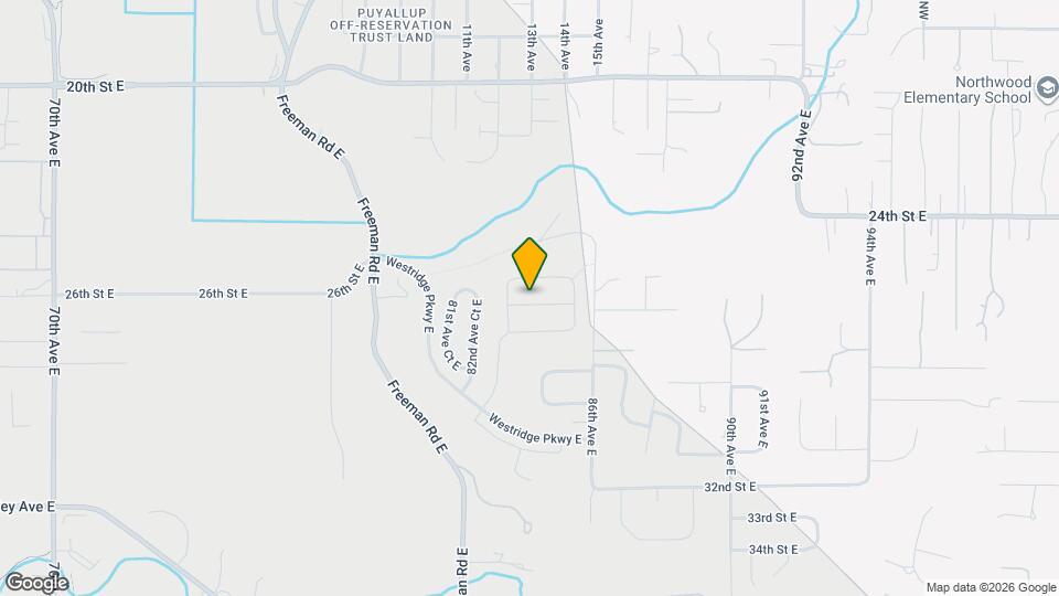 8419 27th St Ct E Map and Location Details