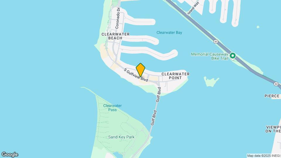 675 S Gulfview Blvd Map and Location Details