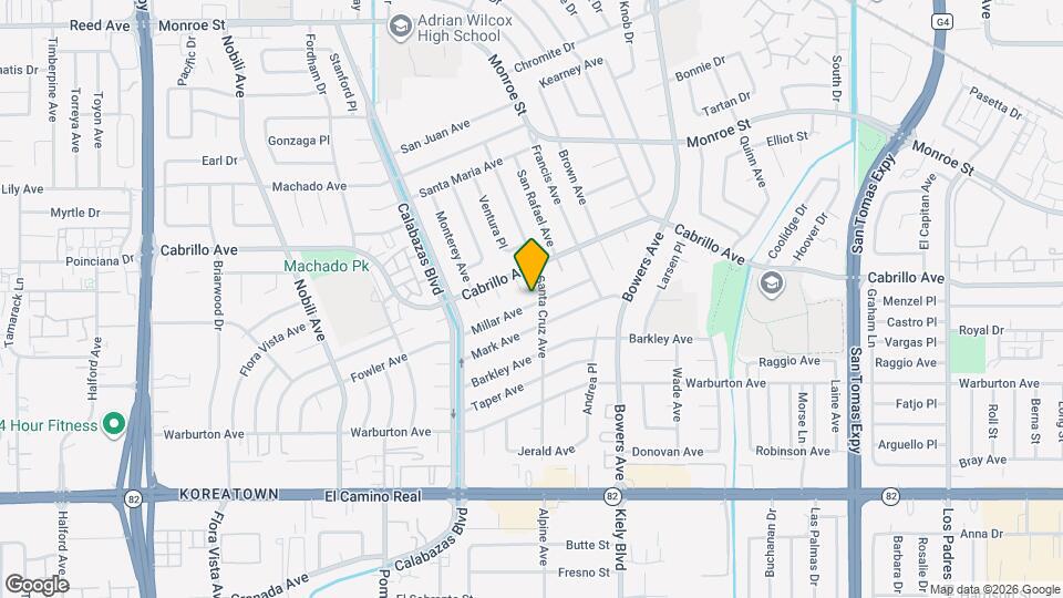 2965 Millar Ave Map and Location Details