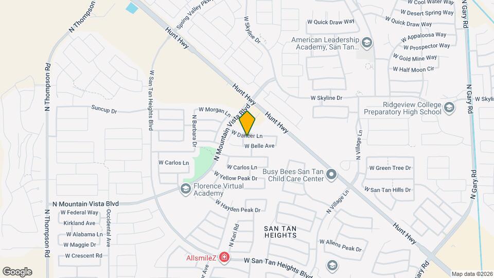 3185 W Dancer Ln Mapa y Detalles de la Ubicación