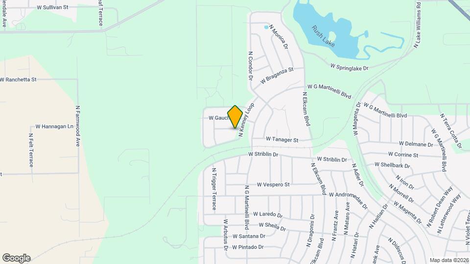 2810 W Huron Ln Map and Location Details