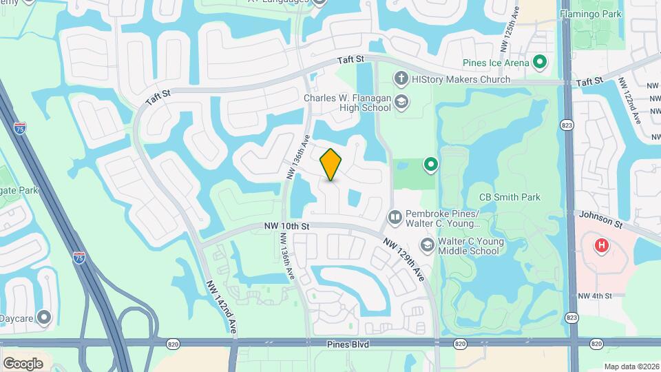 13244 NW 12th St Map and Location Details