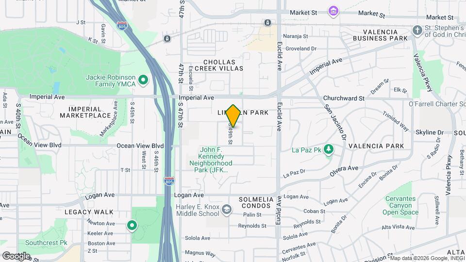 331 S 49th St Map and Location Details