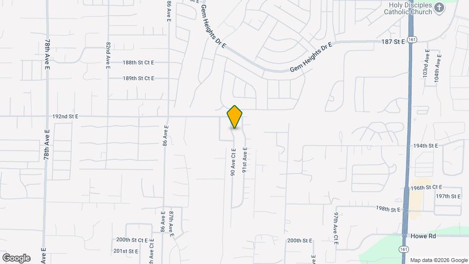 19301 90th Ave Ct E Map and Location Details