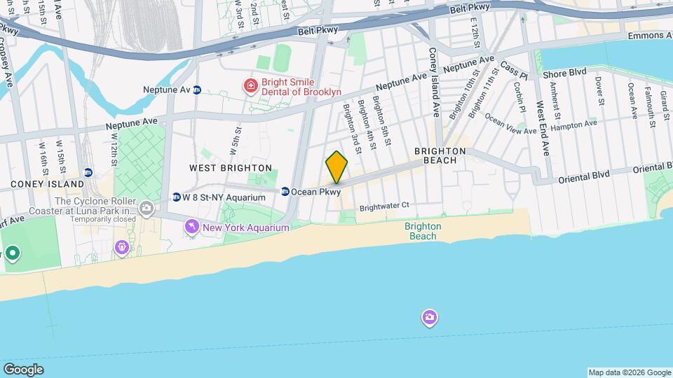 220 Brighton Beach Ave Mapa y Detalles de la Ubicación