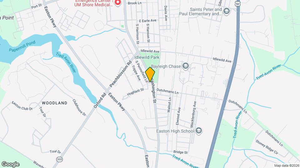 531 S Washington St Map and Location Details