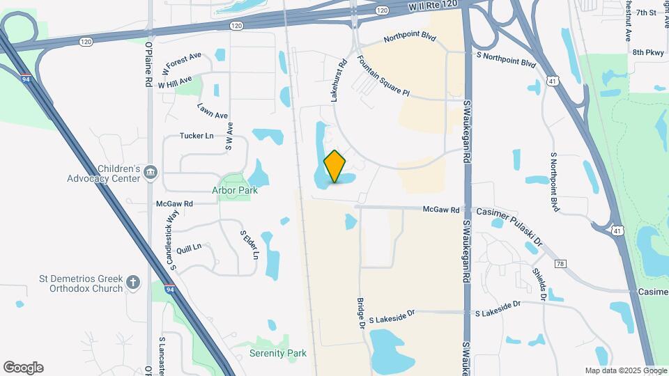 Emhurst Lake Apartments Map and Location Details