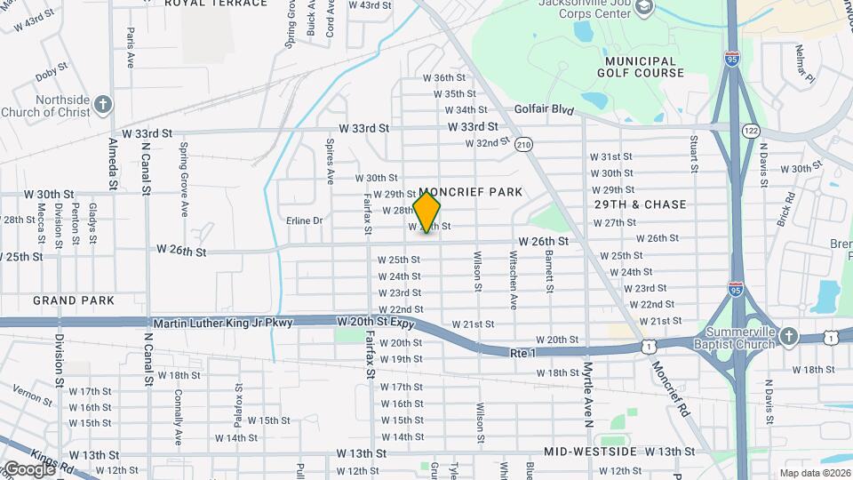 1625 W 26th St Mapa y Detalles de la Ubicación