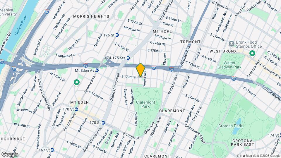 230 E 173rd St Map and Location Details