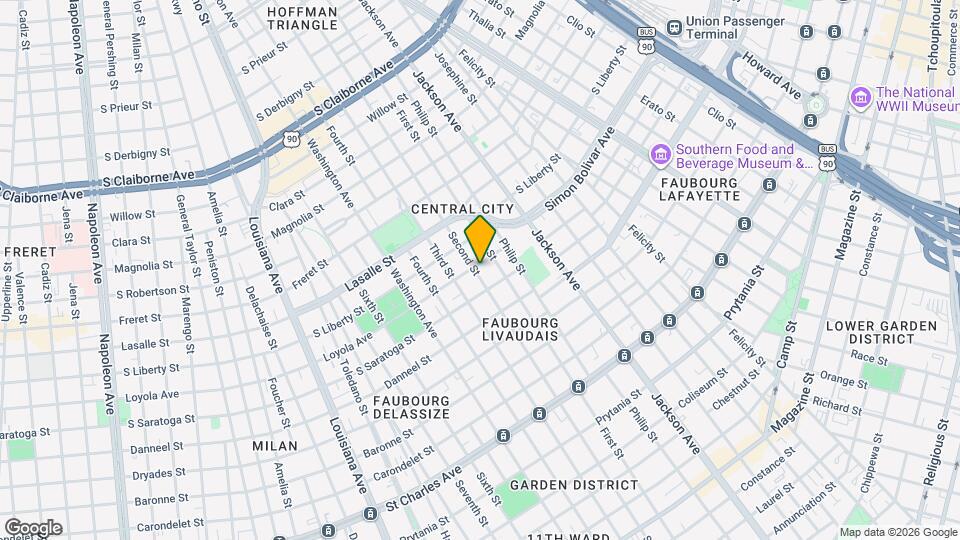 2135 Second St Map and Location Details
