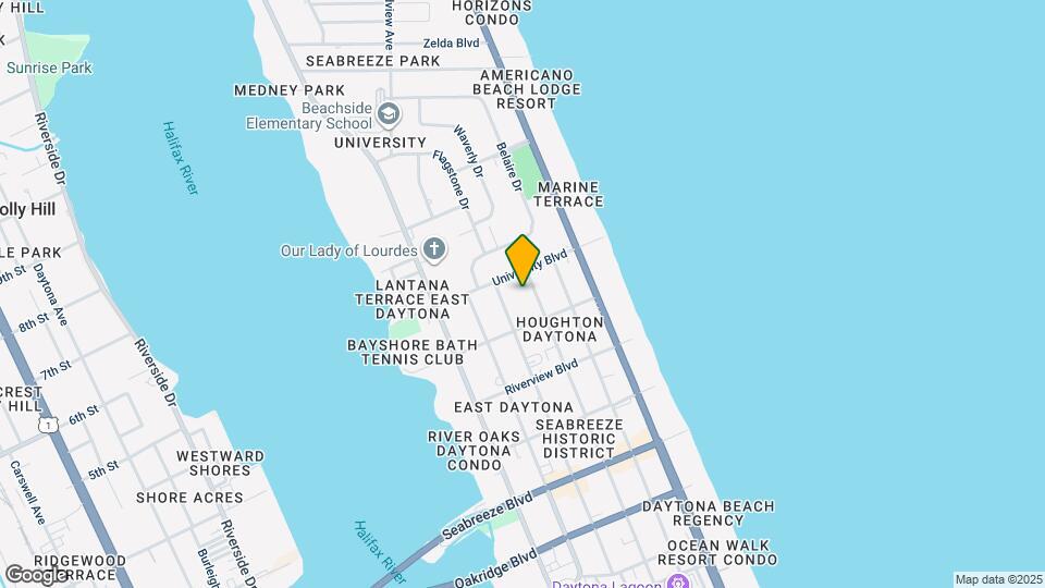 925 N Wild Olive Ave Map and Location Details