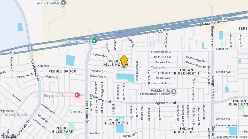 11031 Oasis Dr Map and Location Details