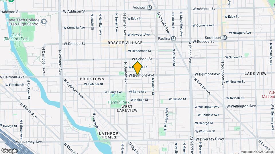 1917 W Belmont Ave Map and Location Details