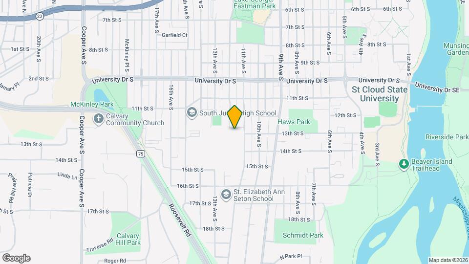 1114 13th St S, Unit 1112 Mapa y Detalles de la Ubicación