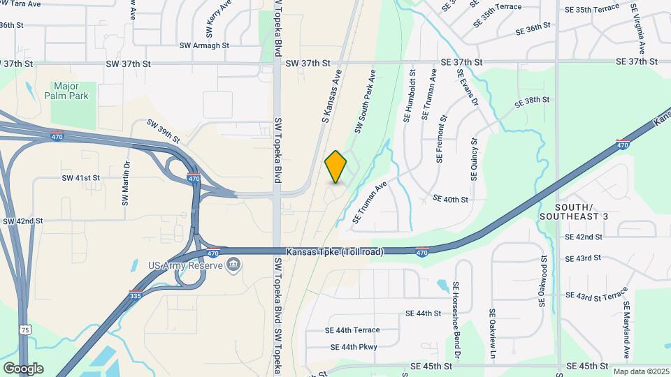 3831 SW South Park Ave Map and Location Details