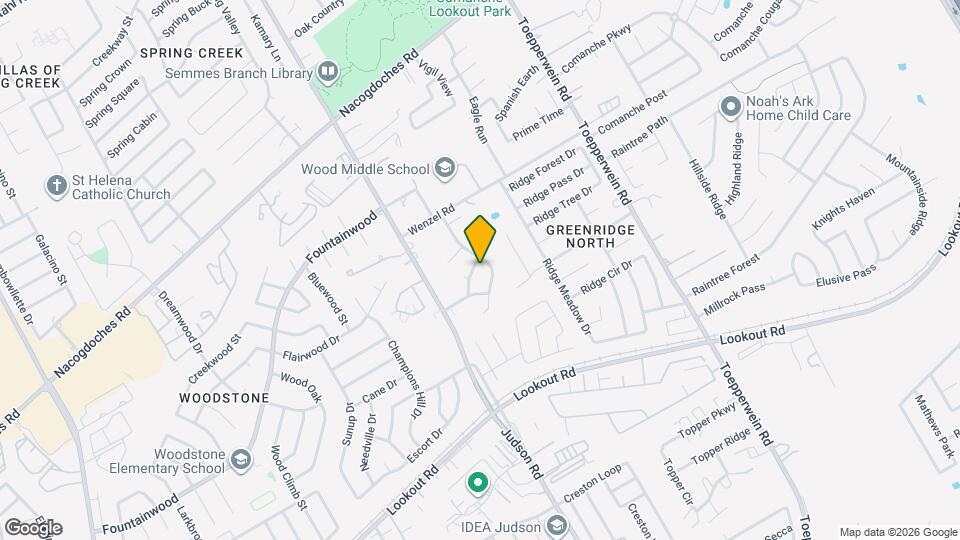 14422 Waddesdon Bluff Map and Location Details