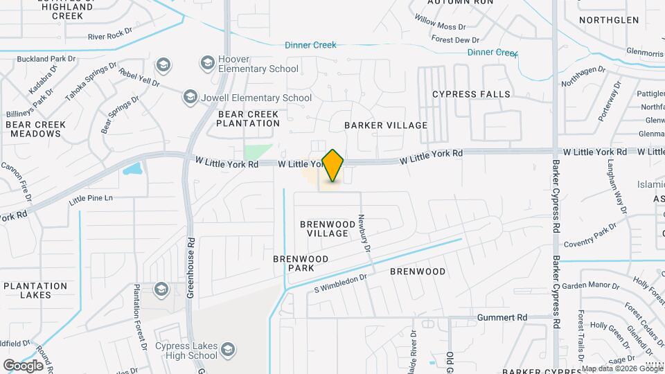 18802 Dennington Dr Map and Location Details