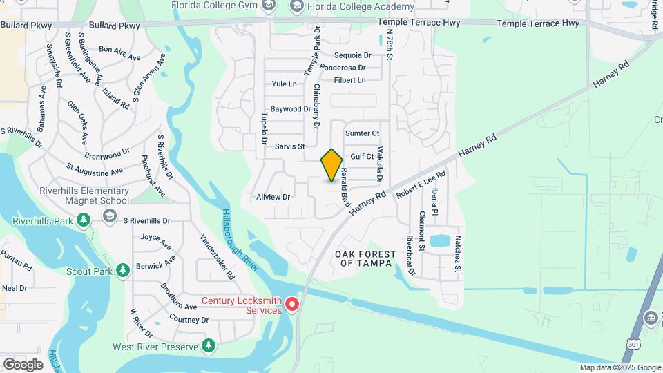 7508 Wakulla Dr Map and Location Details