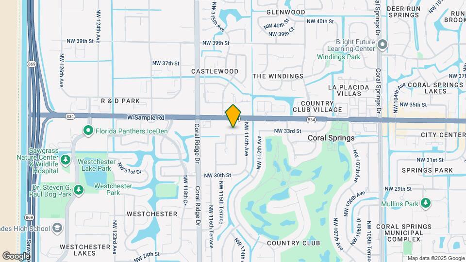 11471 NW 33rd St Map and Location Details