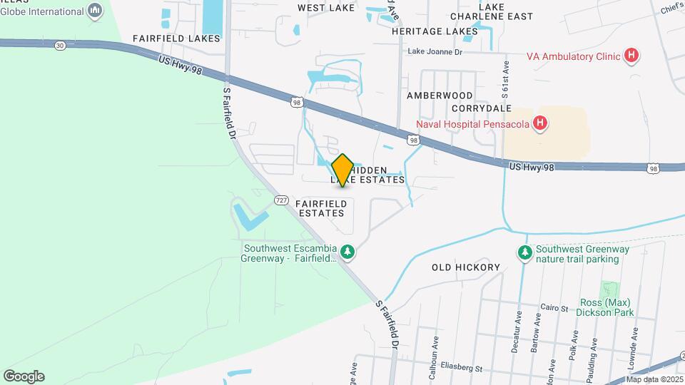 7524 Sandy Creek Dr Map and Location Details